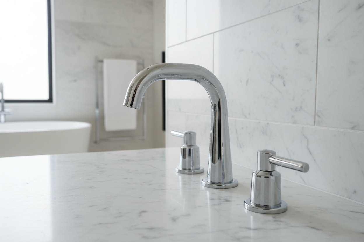 A Guide to Bathroom Tapware Finishes: Chrome, Matte Black, Brushed Nickel & More