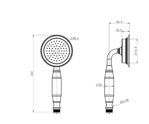 Modern National Montpellier Handpiece