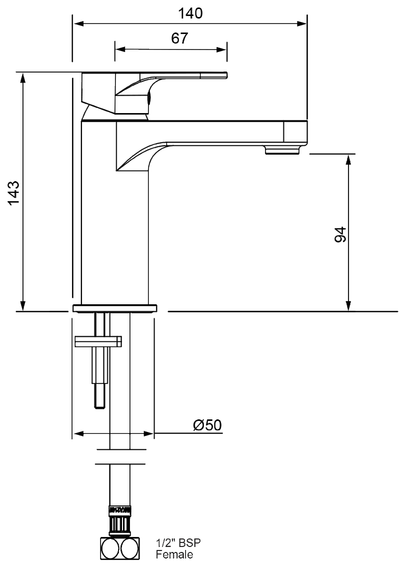 Methven Glide Basin Mixer