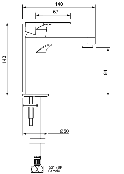 Methven Glide Basin Mixer