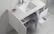 Aulic Alice Wall Hung Finger Pull Cabinet
