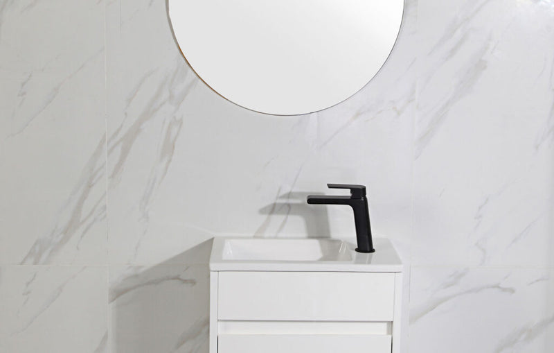 Aulic Brant Wall Hung Finger Pull Cabinet