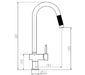 Millennium Cioso Pull Out Spray Sink Mixer