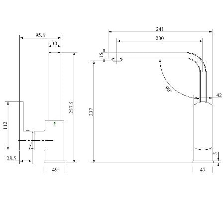 Millennium Konti Sink Mixer