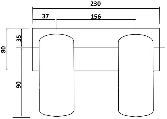 Millennium Konti Dual Shower Mixer