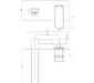 Millennium Konti Wall Mounted Basin Mixer
