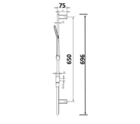 Millennium Konti Rail Shower