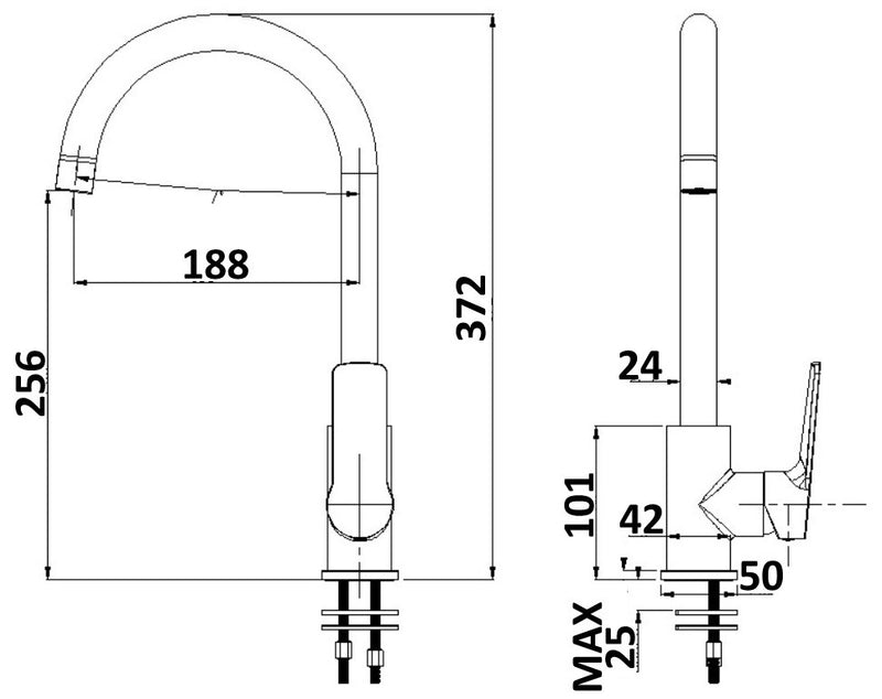 Millennium Akemi Basin Mixer