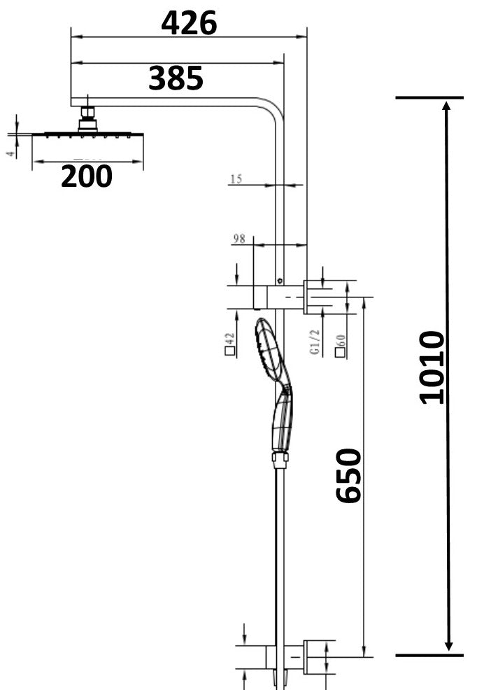 Millennium Kiato Combination Shower
