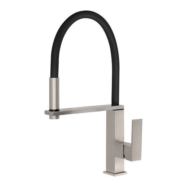 Phoenix Vezz Flexible Hose Sink Mixer 220mm Squareline – Lead Free