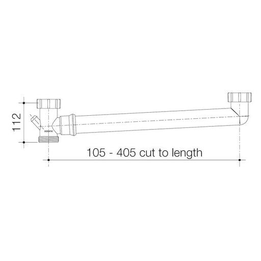 Caroma 50mm Double Bowl Connector