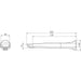 Phoenix Subi Wall Bath Outlet 180mm
