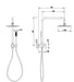 Millennium Cioso Dual Shower