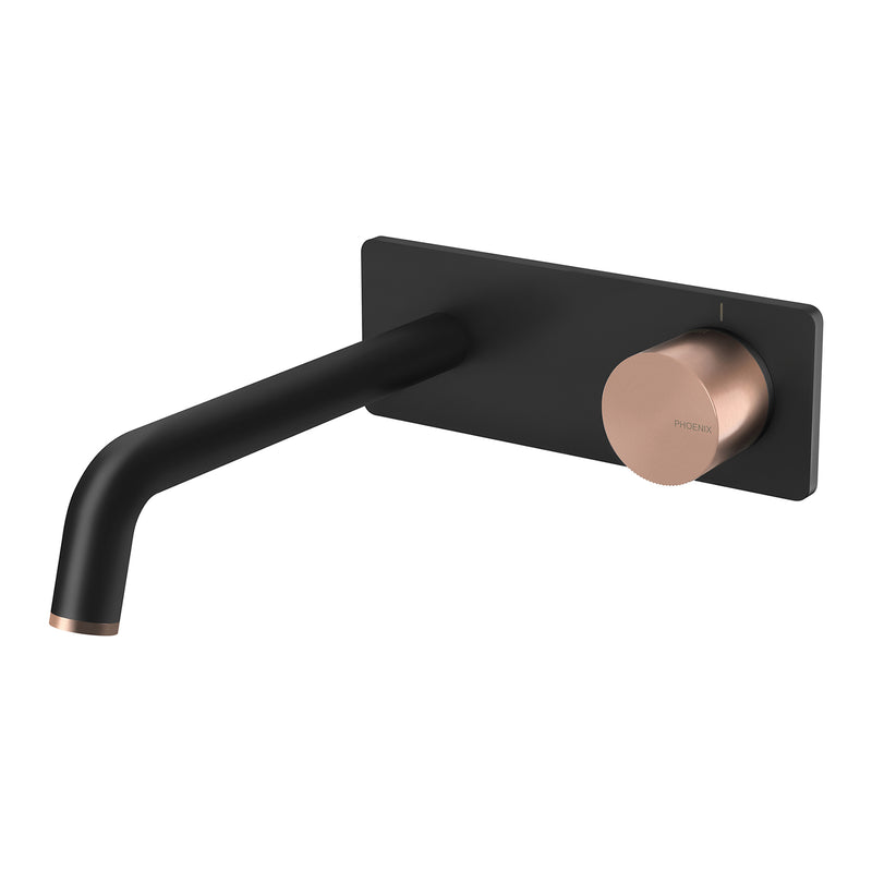 Phoenix Toi Wall Basin / Bath Mixer Set 180mm