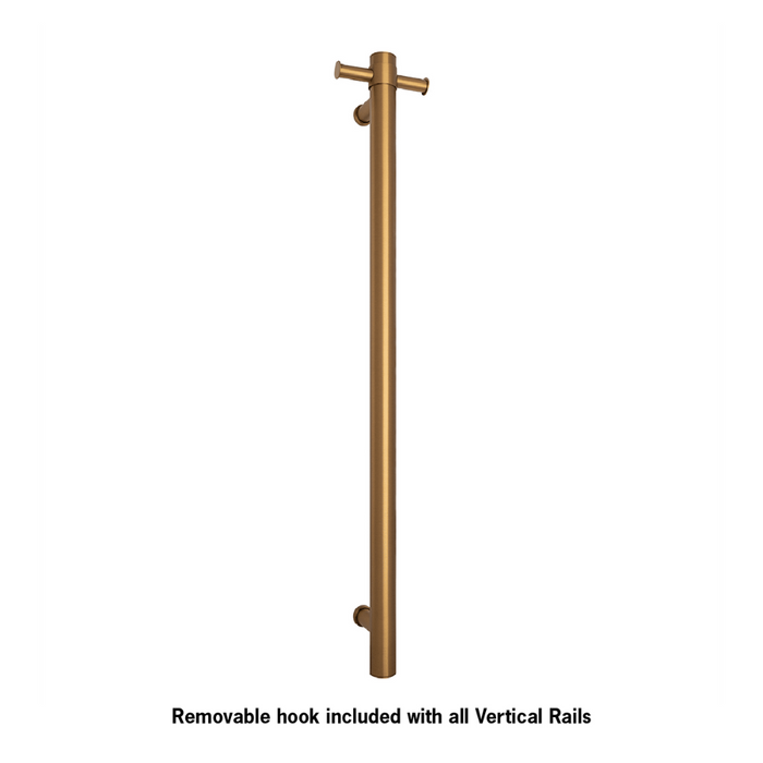 Thermorail Straight/Round 12Volt Vertical Bar 900x142x100mm With Optional Hook