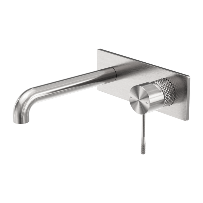 Nero Opal Wall Basin/bath Mixer