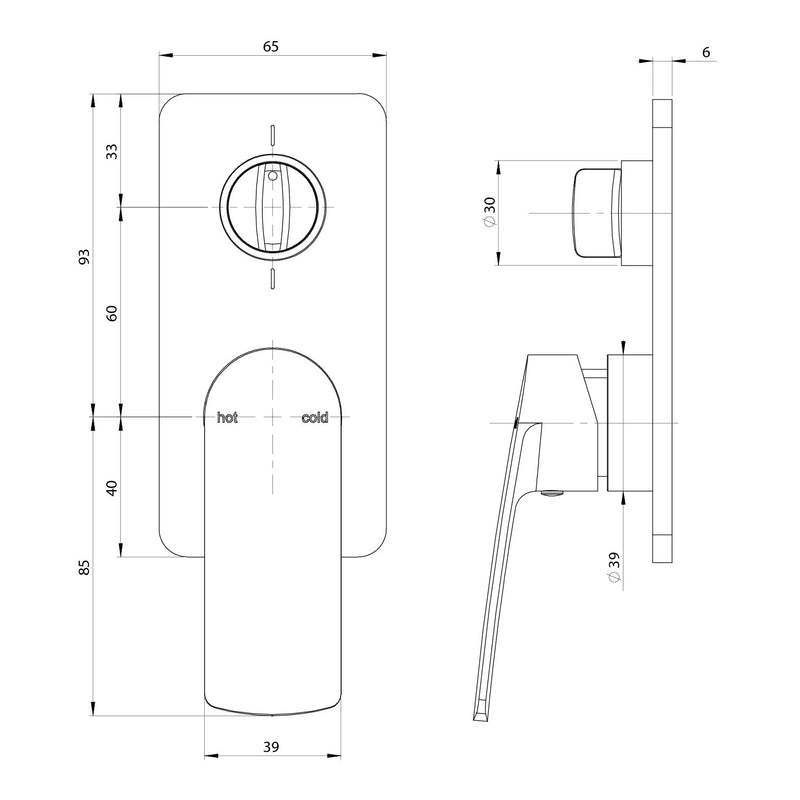 Phoenix Mekko SwitchMix Shower / Bath Diverter Mixer Fit-Off Kit