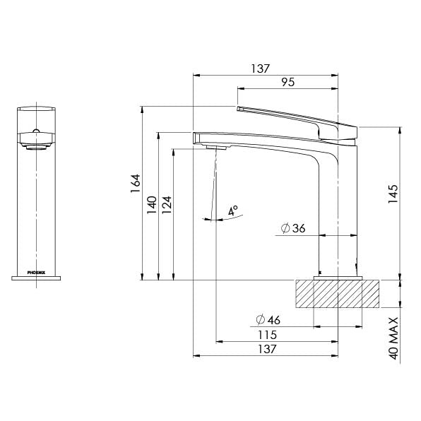 Phoenix Mekko Basin Mixer