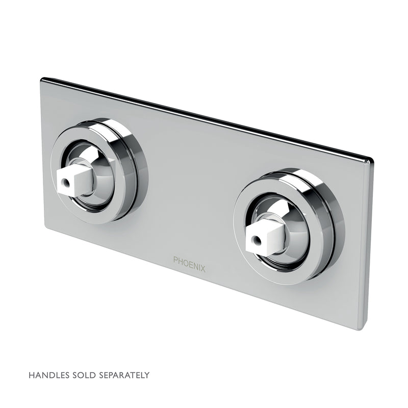 Phoenix Zimi Twin Shower / Wall Mixer (no handle)