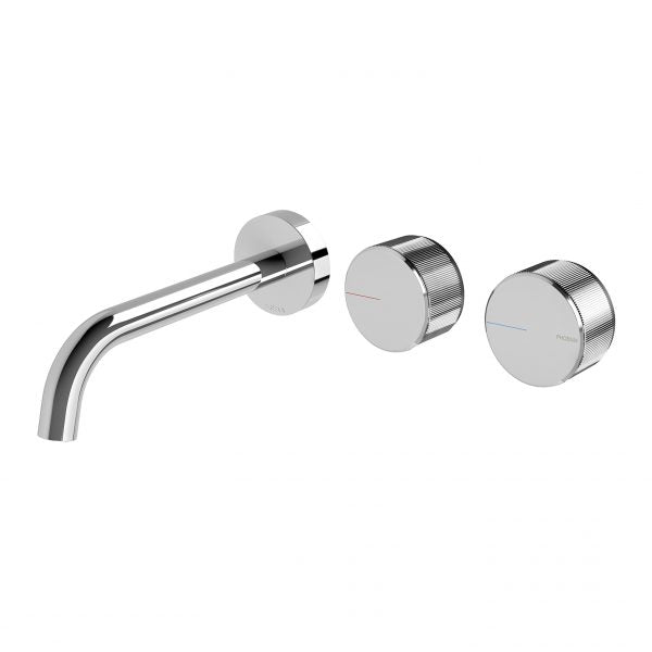 Phoenix Axia Wall Basin / Bath Curved Outlet Hostess Set 180mm
