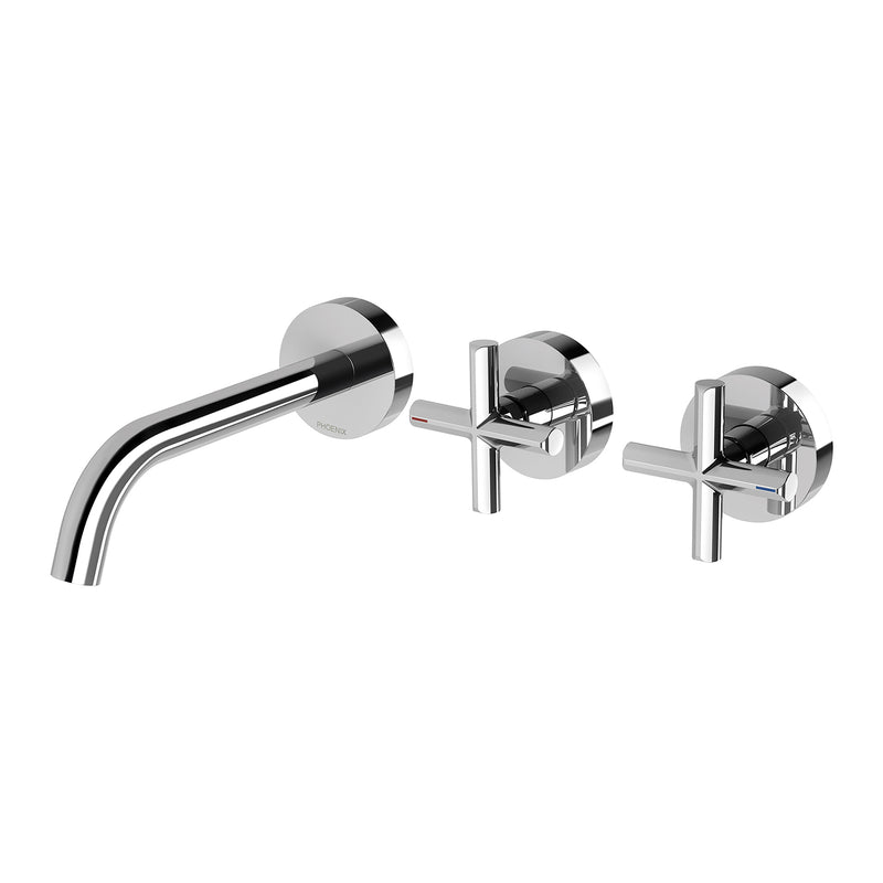 Phoenix Vivid Slimline Plus Wall Basin / Bath Hostess Set 180mm Outlet