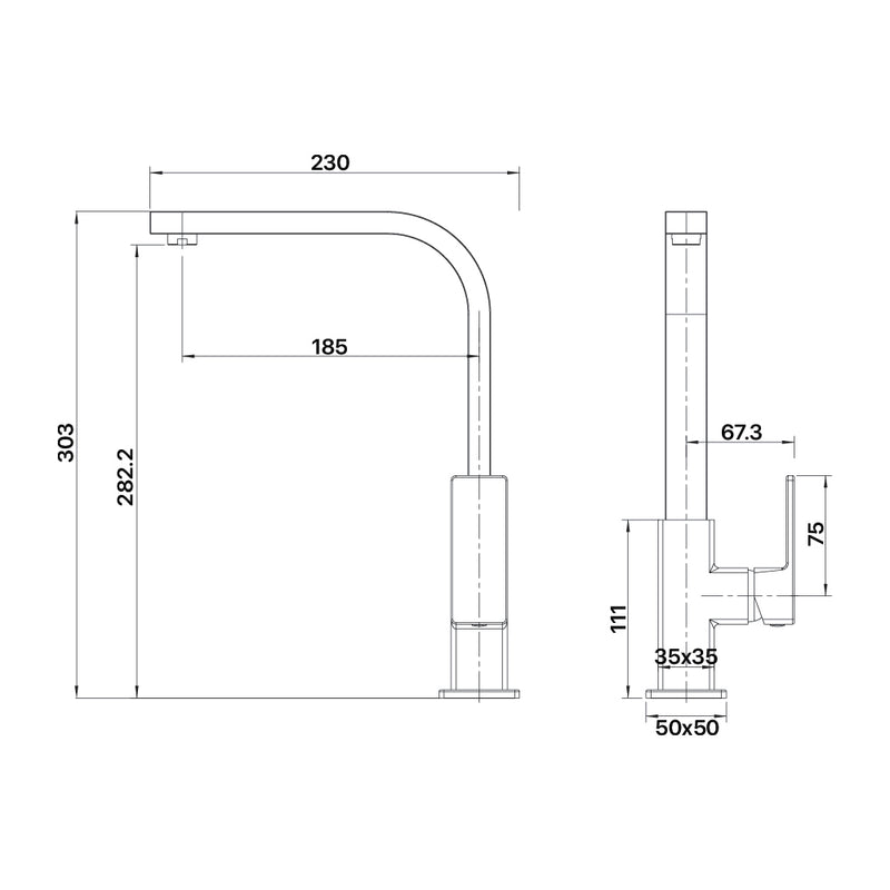 Brasshards Sage Sink Mixer