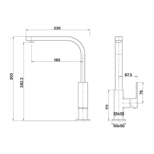 Brasshards Sage Sink Mixer