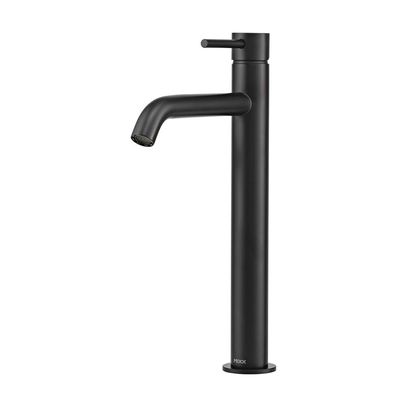 Brasshards Anise Eco Tower Vessel Mixer Curved Spout