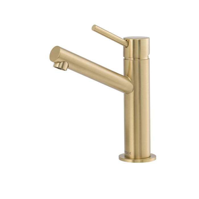 Brasshards Anise Eco Basin Mixer Upswept Spout