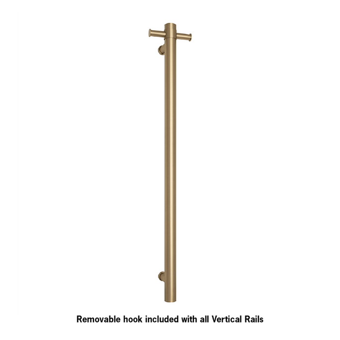 Thermorail Straight/Round 12Volt Vertical Bar 900x142x100mm With Optional Hook