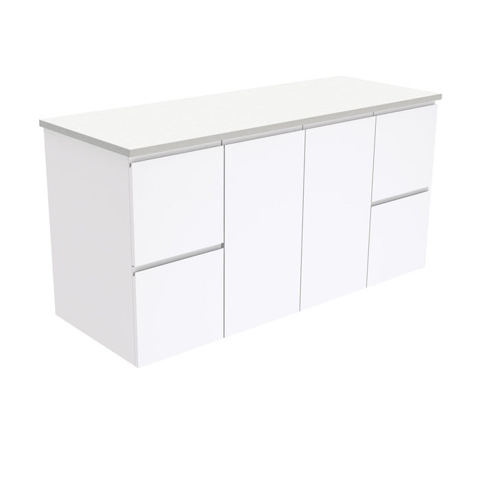 Fienza Fingerpull Gloss White 1200 Wall-Hung Cabinet