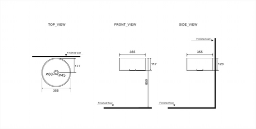 Millennium Cioso Round Basin