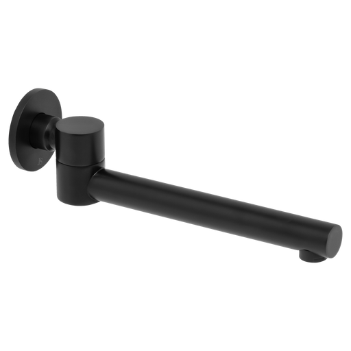 JS Venezia Swivel Bath Spout Matte Black