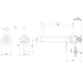 Phoenix Lexi MKII SwitchMix Wall Bath Mixer Set 200mm (Complete Kit)