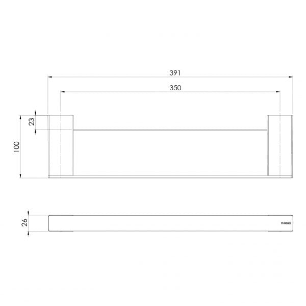 Phoenix Lexi MKII Shower Shelf