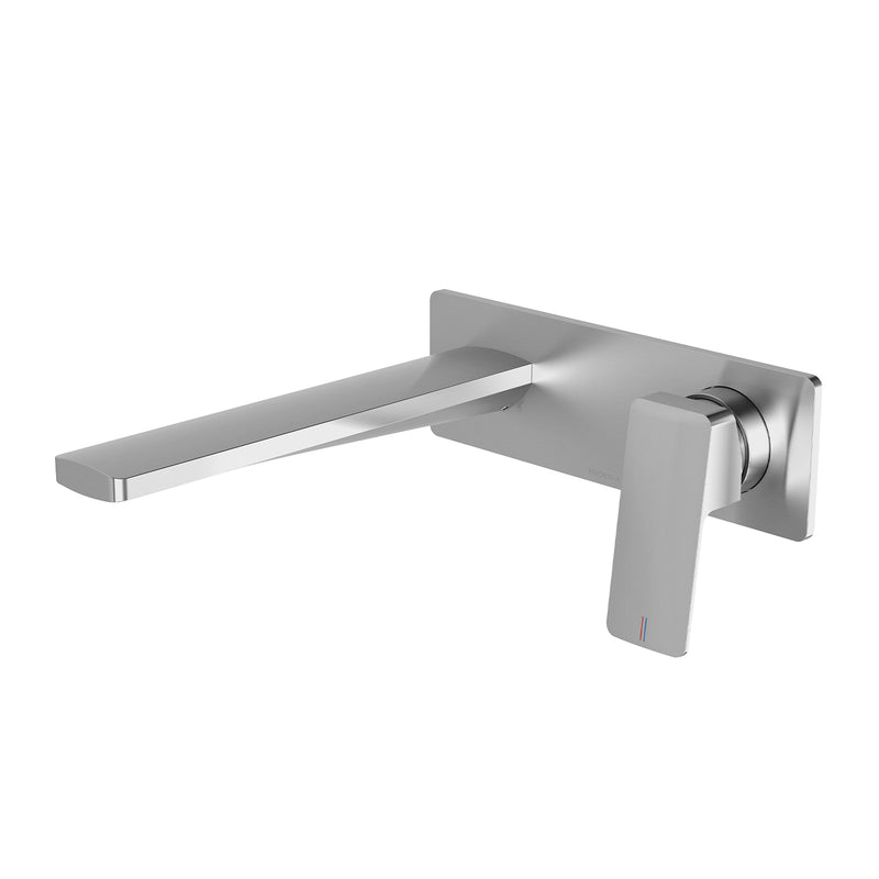 Phoenix Enviro 316 Wall Basin / Bath Mixer Set 200mm Stainless Steel