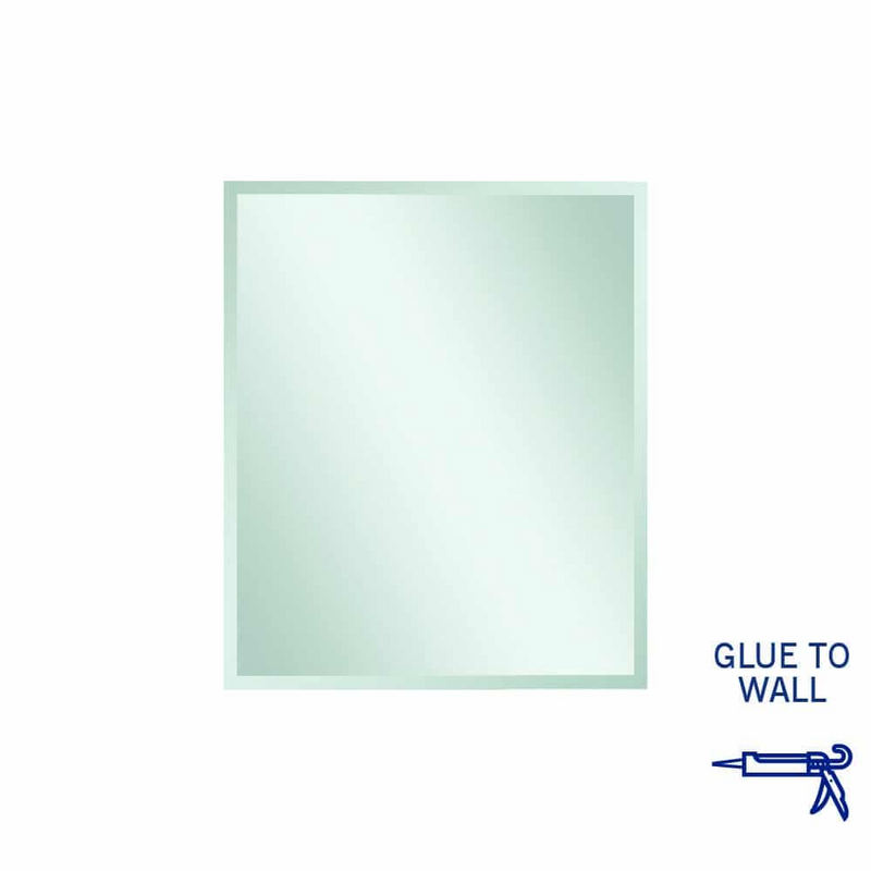 Montana Rectangle 25mm Bevel Edge Mirror - Glue-to-Wall