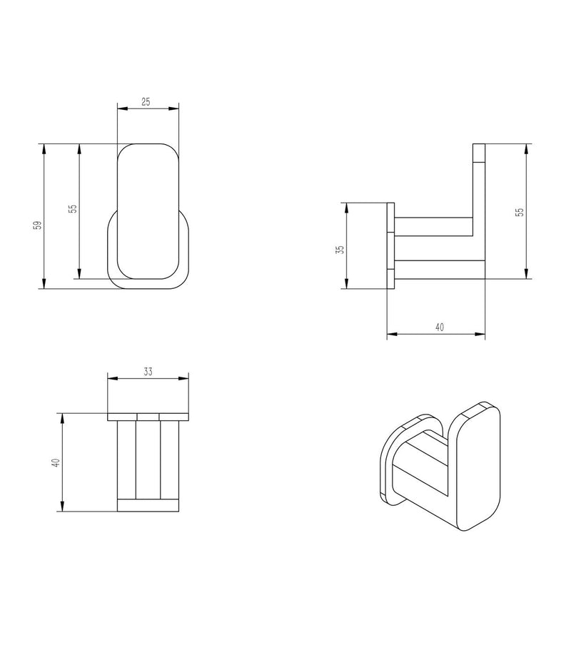 Otti Oskar Robe Hook
