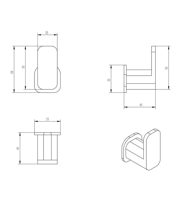 Otti Oskar Robe Hook
