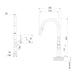 Phoenix Linq Pull Out Sink Mixer 220mm – Lead Free