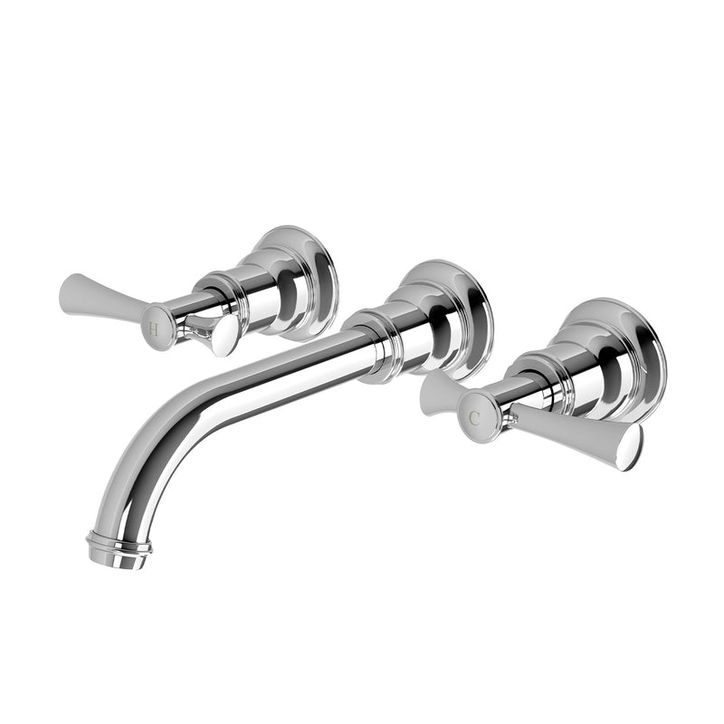 Phoenix Cromford Wall Basin / Bath Tap Set