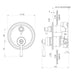 Phoenix Cromford SwitchMix Shower / Bath Diverter Mixer (Complete Kit)