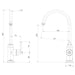 Phoenix Cromford Sink Mixer 180mm – Lead Free