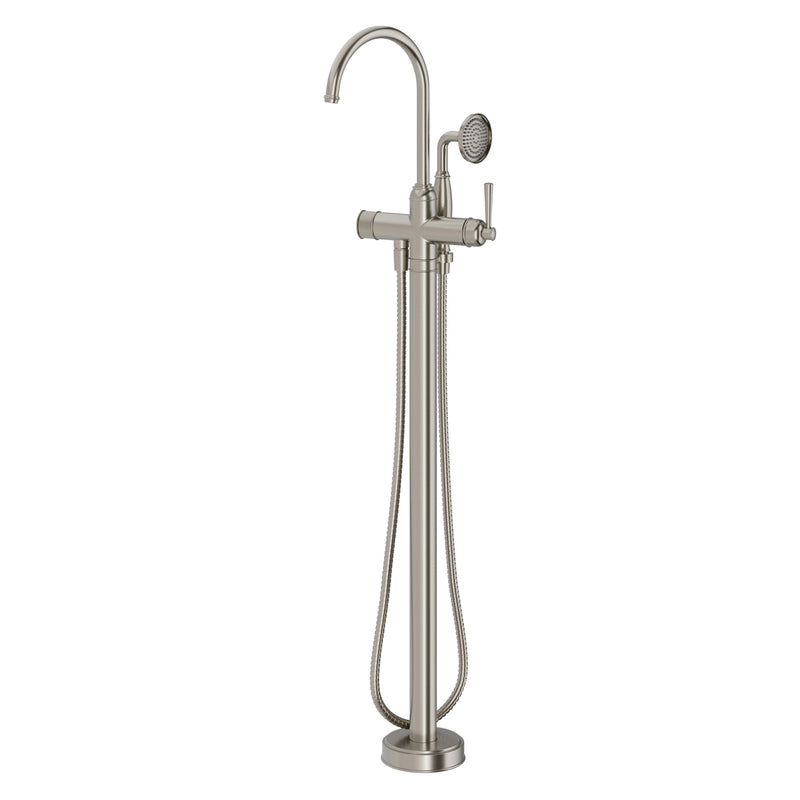 Phoenix Cromford Floor Mounted Bath Mixer with Hand Shower