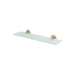 Brasshards Chia 450mm Glass Shower Shelf