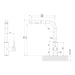 Phoenix Vivid MKII Pull Out Sink Mixer 230mm L Shaped – Lead Free