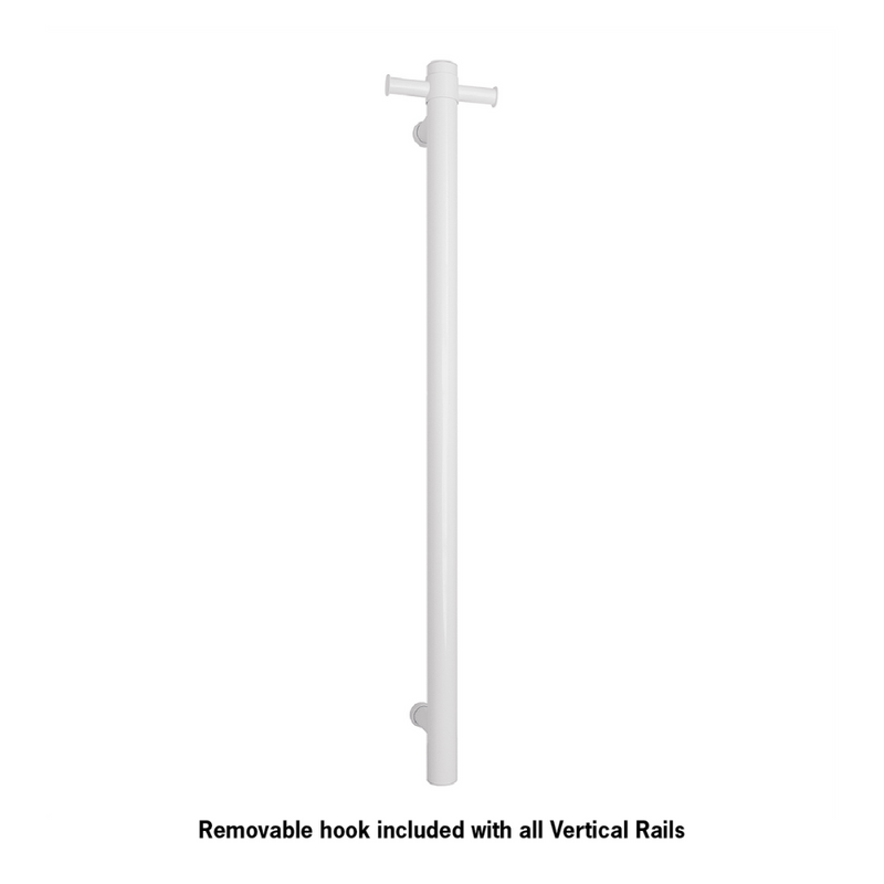 Thermorail Straight/Round 12Volt Vertical Bar 900x142x100mm With Optional Hook