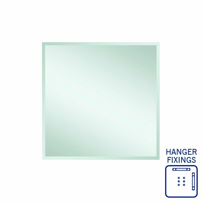 Montana Square 25mm Bevel Edge Mirror - with Hangers