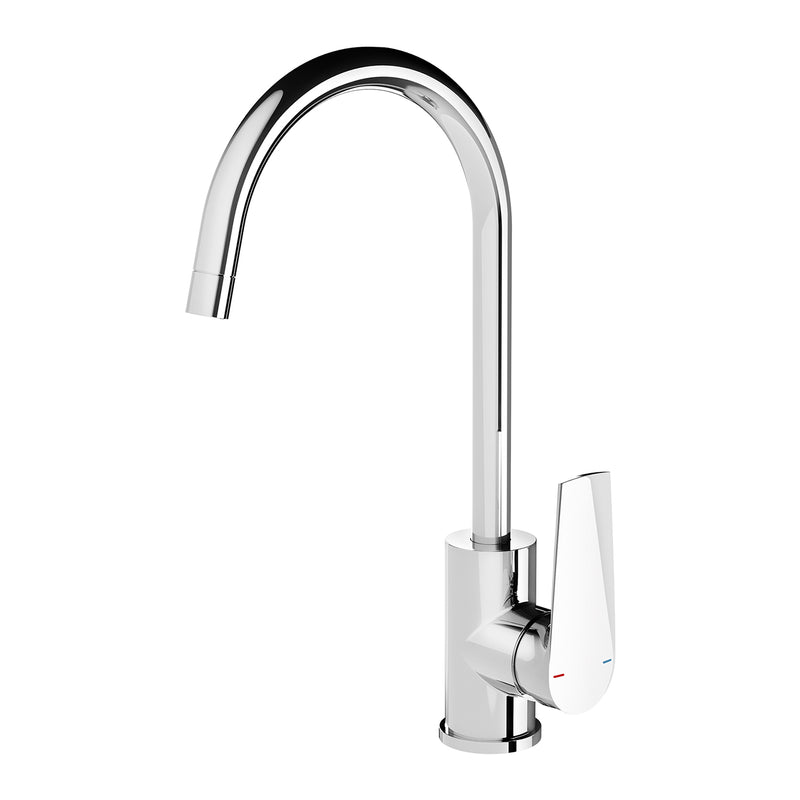 Phoenix Arlo Sink Mixer 200mm Gooseneck – 6 Star – Lead Free