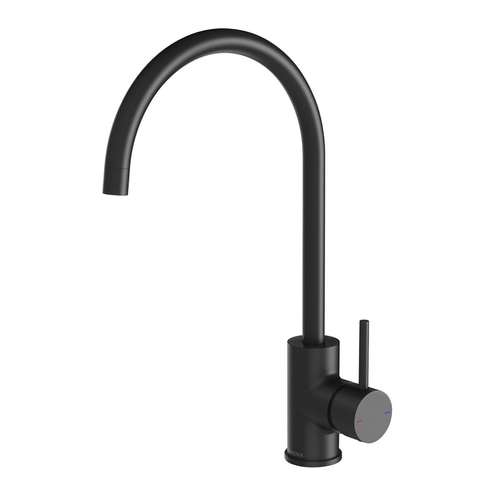 Phoenix Pina Sink Mixer 200mm Gooseneck – 6 Star – Lead Free